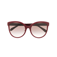 Givenchy Eyewear Óculos de sol gatinho com lentes coloridas - Vermelho