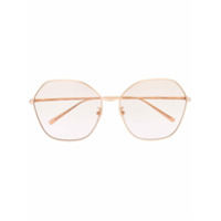 Givenchy Eyewear Óculos de sol oversized com lentes coloridas - Dourado