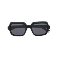 Givenchy Eyewear Óculos de sol oversized com lentes coloridas - Preto