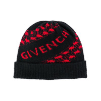 Givenchy Gorro com padronagem de logo - Preto