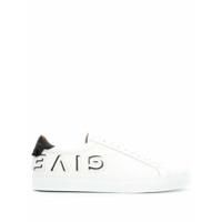 Givenchy inverted logo low-top sneakers - Branco