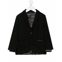 Givenchy Kids Blazer com abotoamento simples - Preto