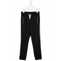 Givenchy Kids Calça esportiva com logo - Preto