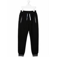 Givenchy Kids Calça esportiva com logo - Preto