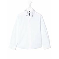Givenchy Kids Camisa com estampa de logo - Branco