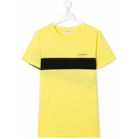 Givenchy Kids Camiseta com estampa bicolor - Amarelo