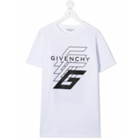 Givenchy Kids Camiseta com estampa de logo - Branco