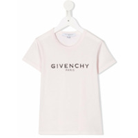 Givenchy Kids Camiseta com estampa de logo - Rosa