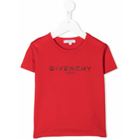 Givenchy Kids Camiseta com estampa de logo - Vermelho
