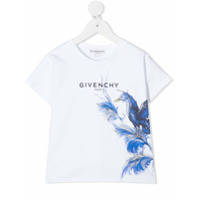 Givenchy Kids Camiseta com estampa de pássaros - Branco