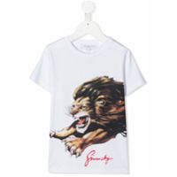 Givenchy Kids Camiseta com estampa gráfica - Branco