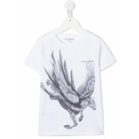 Givenchy Kids Camiseta com estampa Pegasus - Branco