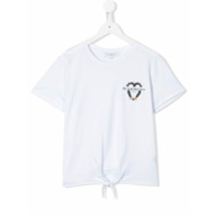 Givenchy Kids Camiseta com logo de paetês - Branco