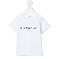 Givenchy Kids Camiseta de algodão com estampa de logo - Branco