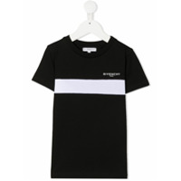 Givenchy Kids Camiseta de algodão com estampa de logo - Preto