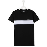 Givenchy Kids Camiseta de algodão com estampa de logo - Preto