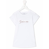 Givenchy Kids Camiseta de mangas curtas com logo - Branco