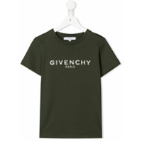 Givenchy Kids Camiseta de mangas curtas com logo - Verde