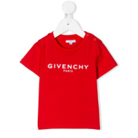 Givenchy Kids Camiseta decote careca - Vermelho