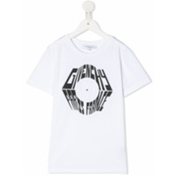 Givenchy Kids Camiseta mangas curtas com estampa de logo - Branco