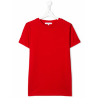 Givenchy Kids Camiseta mangas curtas com logo e listras - Vermelho