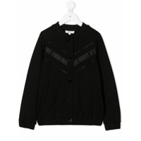 Givenchy Kids Cardigan com logo bordado - Preto