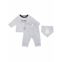 Givenchy Kids Conjunto 2 peças com logo - Marrom