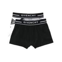 Givenchy Kids logo two-piece boxer set - Preto
