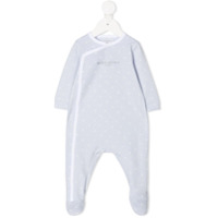 Givenchy Kids Macacão de bebê com estampa de logo - Azul