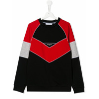 Givenchy Kids Moletom com detalhe de logo - Preto