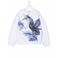 Givenchy Kids Moletom com estampa de logo - Branco