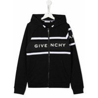 Givenchy Kids Moletom com estampa de logo - Preto