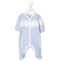 Givenchy Kids Pijama com estampa de logo - Azul