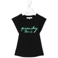 Givenchy Kids Regata com estampa de logo - Preto