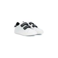 Givenchy Kids Tênis com logo e velcro - Branco