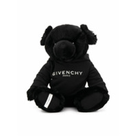 Givenchy Kids Urso de pelúcia com logo - Preto