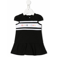Givenchy Kids Vestido com logo bordado - Preto