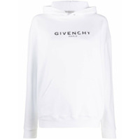 Givenchy Moletom com capuz e estampa de logo - Branco