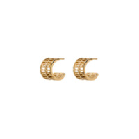 Givenchy Par de brincos de argola com logo - 710 gold