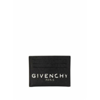 Givenchy Porta-cartões com efeito de logo vintage - Preto