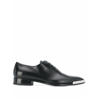 Givenchy Sapato Oxford com bico metálico - Preto