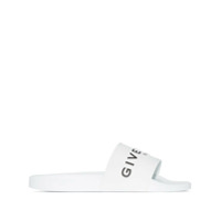 Givenchy Slide com estampa de logo - Branco