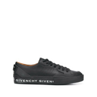 Givenchy Tênis cano baixo com estampa de logo - Preto