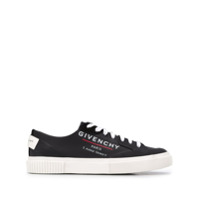 Givenchy Tênis com estampa de logo lateral - Preto