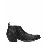 Golden Goose Ankle boot cowboy - A1 BLACK LEATHER
