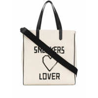 Golden Goose Bolsa tote com estampa gráfica - Branco