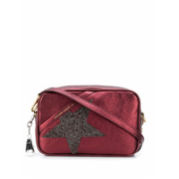 Golden Goose Bolsa transversal com aplicação de cristais - Rosa