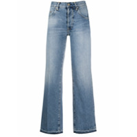 Golden Goose Calça jeans pantalona Ava cintura alta - Azul