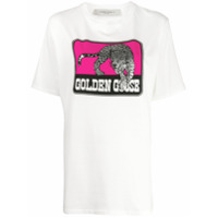 Golden Goose Camiseta com estampa de tigre gráfica - Branco