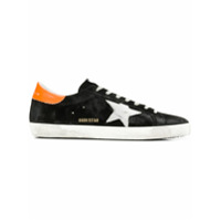 Golden Goose distressed superstar sneakers - Preto